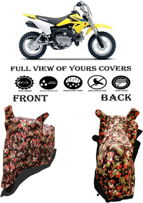Amexride Two Wheeler Cover for Suzuki(DR-Z50 BS6, Multicolor)