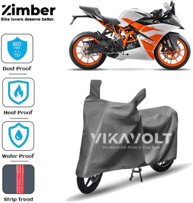 ZIMBER Two Wheeler Cover for KTM(RC 200, Grey)