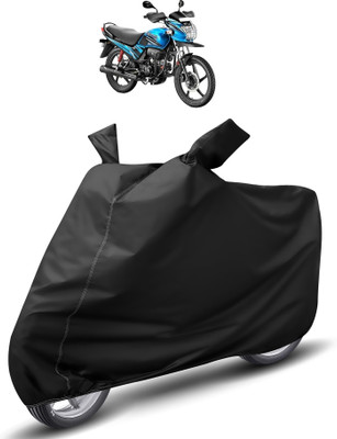 Auto Hub Waterproof Two Wheeler Cover for Hero(Passion Pro, Black)