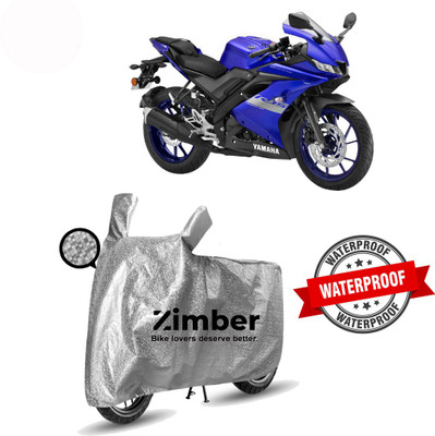 THE REAL ARV Two Wheeler Cover for Yamaha(R15 V3, Silver)