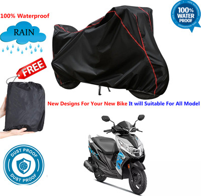 OliverX Waterproof Two Wheeler Cover for Honda(Dio, Black)