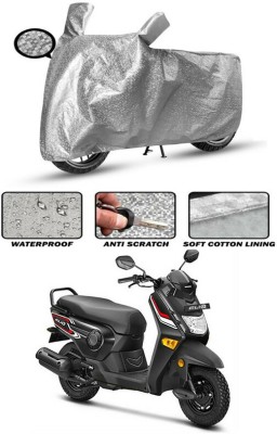 Ascension Waterproof Two Wheeler Cover for Honda(Cliq, Silver)