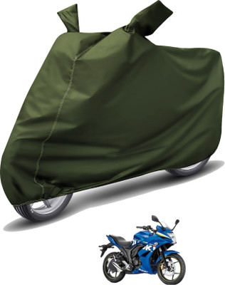 Caronix Waterproof Two Wheeler Cover for Suzuki(Gixxer SF, Green)