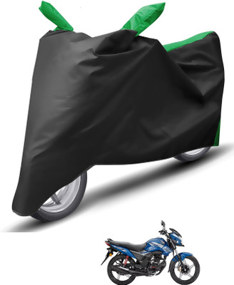 Caronix Waterproof Two Wheeler Cover for Honda(CB Shine SP, Green)