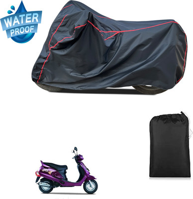 CODOKI Waterproof Two Wheeler Cover for Mahindra(Duro 125, Black)