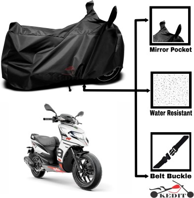 KEDIT Two Wheeler Cover for Universal For Bike(SR 125, Black)