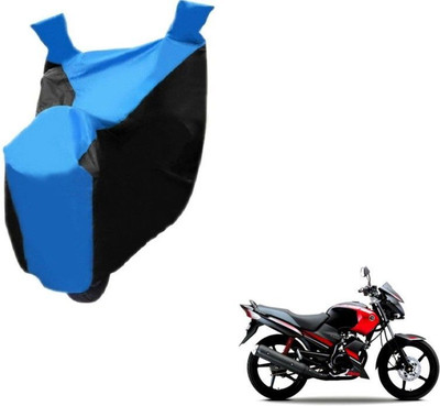 MMSSTAR Waterproof Two Wheeler Cover for Yamaha(Gladiator, Black, Blue)