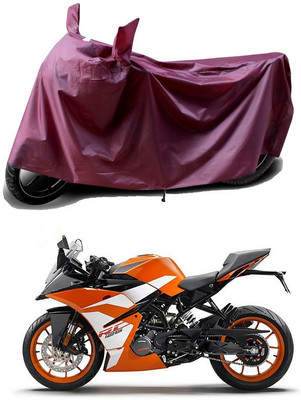 THE REAL ARV Waterproof Two Wheeler Cover for KTM(RC125 BS6, Maroon)
