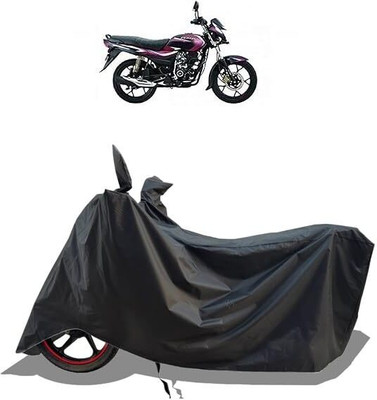 AASHTIK MART Two Wheeler Cover for Bajaj(Platina 110, Black)