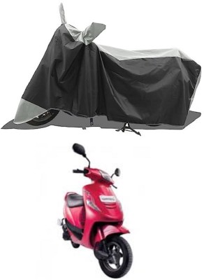 GROFATIK Two Wheeler Cover for Mahindra(Kine, Grey)