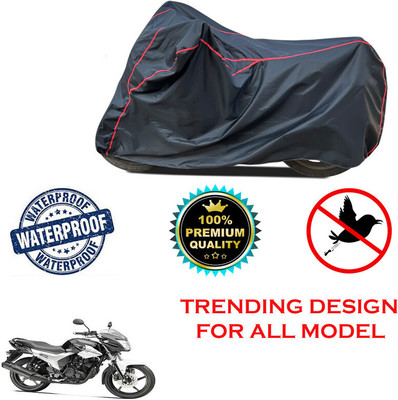 THE REAL ARV Waterproof Two Wheeler Cover for Yamaha(SZ R, Black)
