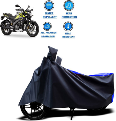PAGORA Waterproof Two Wheeler Cover for Bajaj(Pulsar 200 NS DTS-i, Blue)