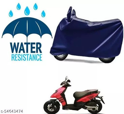 gurukul mart Waterproof Two Wheeler Cover for Bajaj(Apache RTR 200 Fi E100, Blue)