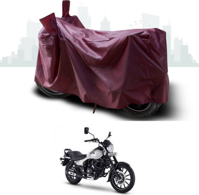 AASHTIK MART Two Wheeler Cover for Bajaj(Avenger Street 220, Maroon)