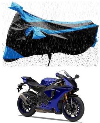 Genipap Two Wheeler Cover for Yamaha(YZF R1, Blue, Black)