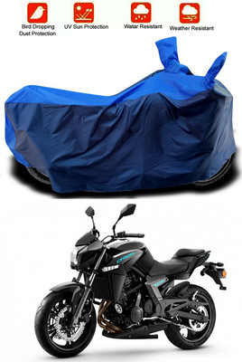 Mdstar Waterproof Two Wheeler Cover for CFMoto(650 NK, Blue, Blue)