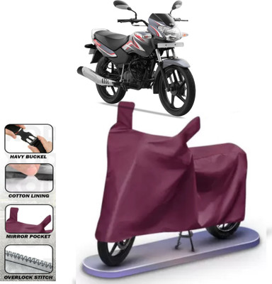 HWSXQAE Waterproof Two Wheeler Cover for TVS(Maroon)