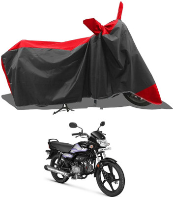 KEDIT Two Wheeler Cover for Hero(HF Deluxe BS6, Red)