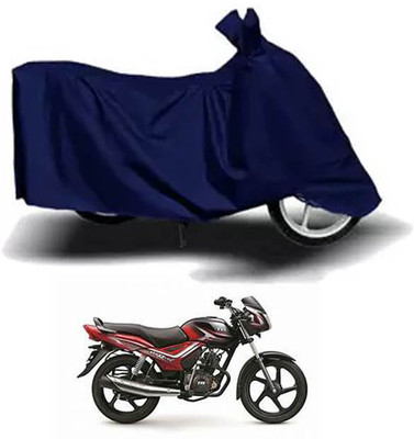 RONISH Waterproof Two Wheeler Cover for TVS(Star City, Blue)
