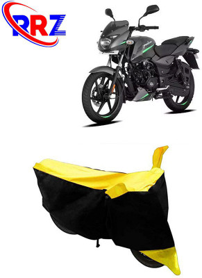 RRZ Waterproof Two Wheeler Cover for Bajaj(Pulsar 125 Neon, Black, Yellow)