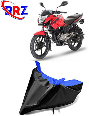 RRZ Waterproof Two Wheeler Cover for Bajaj(Pulsar 150, Black, Blue)
