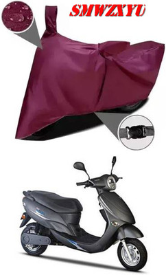 smwzxyu Waterproof Two Wheeler Cover for Avon(E Star BS6, Maroon)