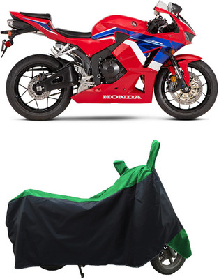 Coxtor Waterproof Two Wheeler Cover for Honda(CBR 600 RR, Green)