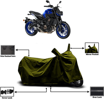 Amexride Two Wheeler Cover for Yamaha(MT-09, Green)