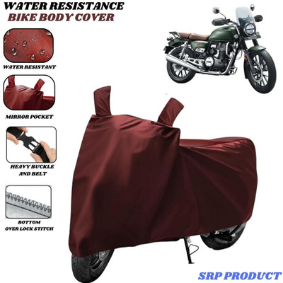 SRP PRODUCT Waterproof Two Wheeler Cover for Honda(CB350RS, Maroon)