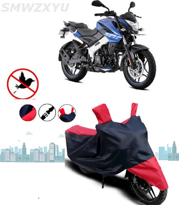 smwzxyu Waterproof Two Wheeler Cover for Bajaj(Pulsar NS 200, Black, Red)