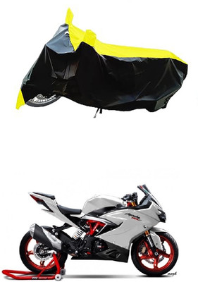 VESMEI Two Wheeler Cover for TVS(Apache RTR 310 BS6, Yellow)