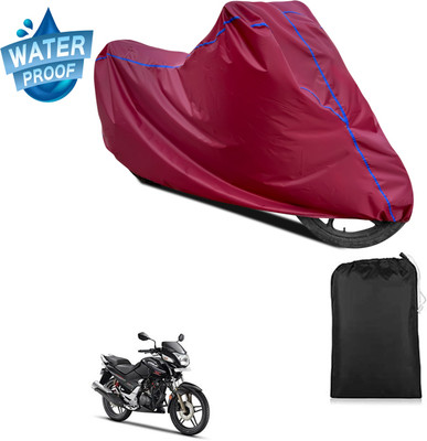 PAGORA Waterproof Two Wheeler Cover for Hero(CBZ, Maroon)