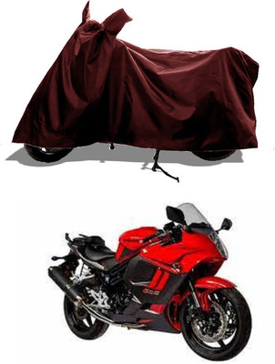 GROFATIK Two Wheeler Cover for Hyosung(GT650R, Maroon)