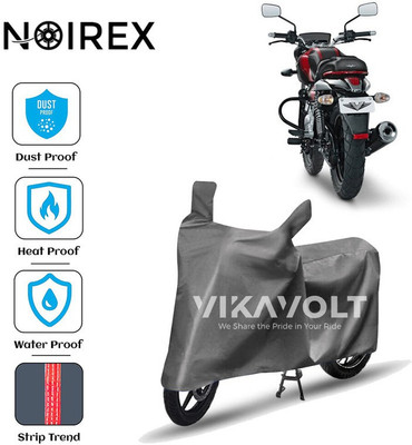 NOIREX Two Wheeler Cover for Bajaj(V12, Grey)