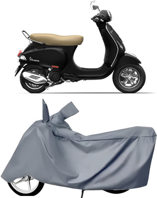 BbcMart Waterproof Two Wheeler Cover for Vespa(Vespa VXL 125, Grey)