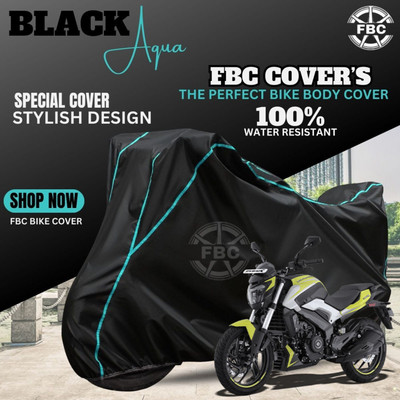 FBC Waterproof Two Wheeler Cover for Bajaj(Dominar 400, Black)