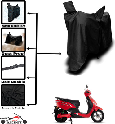 AASHTIK MART Two Wheeler Cover for Hero(Electric Optima DX BS6, Black)