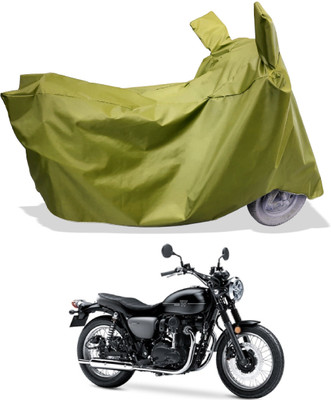 Amexride Two Wheeler Cover for Kawasaki(W800, Maroon)