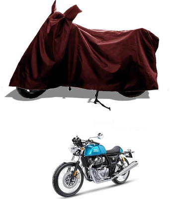 KEDIT Two Wheeler Cover for Royal Enfield(Continental GT, Maroon)