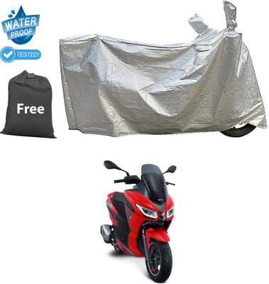 CODOKI Waterproof Two Wheeler Cover for Aprilia(Silver)