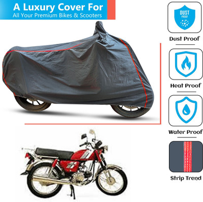 FAMEXON Waterproof Two Wheeler Cover for Honda(CD 100 SS, Grey)