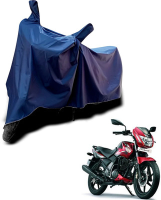 KEDIT Two Wheeler Cover for TVS(Flame SR125, Blue)