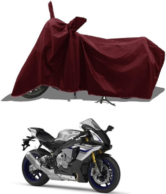 DeepShakshi AUTOMOTIVE Waterproof Two Wheeler Cover for Kawasaki(W800, Maroon)