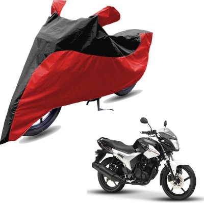 RiderShine Two Wheeler Cover for Yamaha(SZ R, Red, Black)