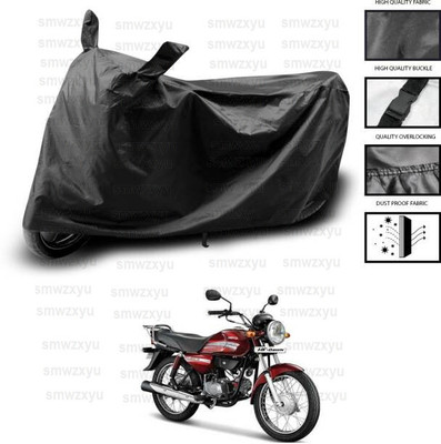 SK AUTO Waterproof Two Wheeler Cover for Hero(HF Dawn BS6, Black)