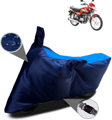 AUTOCAD Waterproof Two Wheeler Cover for Hero(HF Deluxe, Blue)