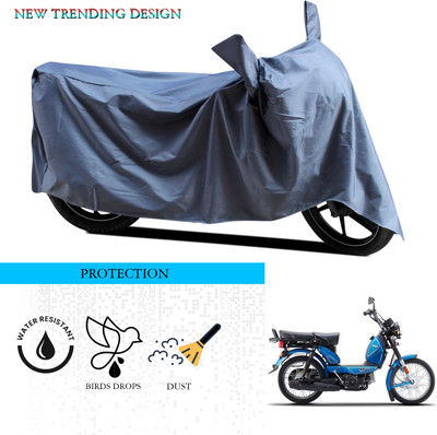 ANTHUB Waterproof Two Wheeler Cover for TVS(Heavy Duty, Grey)