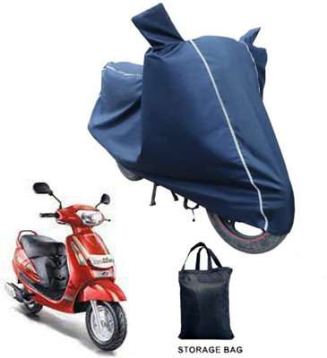 FAMEXON Waterproof Two Wheeler Cover for Mahindra(Duro, Blue)
