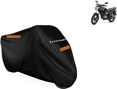 Horseyaart Waterproof Two Wheeler Cover for TVS(Victor Premium BS6, Black)