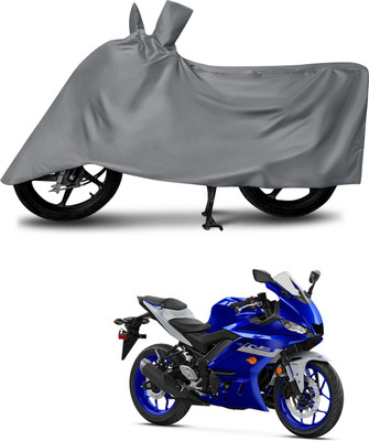 DeepShakshi AUTOMOTIVE Waterproof Two Wheeler Cover for Yamaha(YZF R3, Grey)